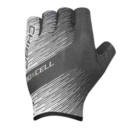 Chiba BioXCell Tan Through Cycling Gloves Short White/Black 2025: Size: L (9)