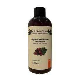 Organic Bulk Red Clover Tincture, Alcohol-Free Liquid Extract, Organic Red Clover (Trifolium pratense) (250ml)