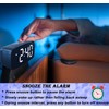 Loud Alarm Clock with Bed Shaker, Vibrating Alarm Clock for