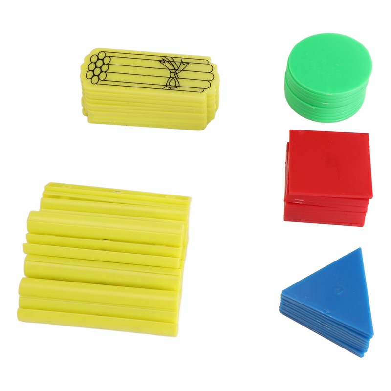 50PCS Magnetic Geometry Shapes Set Multifunctional Puzzle Educational Math Teaching