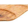 TJ Global Natural Root Wood Serving Platter Tray Board for