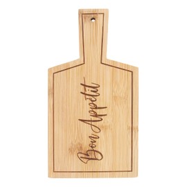 Something Different Wholesale Bon Appétit Bamboo Serving Board - Durable Eco-Friendly Platter for UK Dinner Parties & Get-Togethers