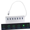 Operitacx Port USB Hub Dock Multifunctional USB Hub with Tilt