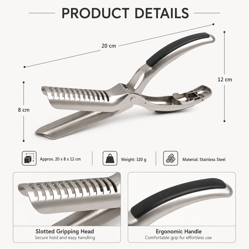 Rib Membrane Removal Tool for BBQ Prep – Stainless Steel