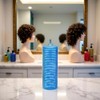 Blue Self Grip Hair Rollers, Heatless Hair Roller Sets with
