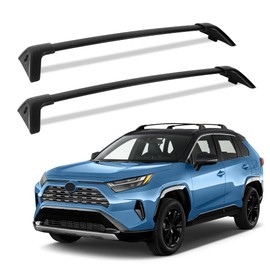 220LBS Roof Rack Cross Bars for 2019-2025 RAV4 XLE XSE Premium Limited Hybrid LE with Side Rails, Lockable Aluminum Crossbars Cargo Rooftop Luggage Canoe Kayak Bicycle roof Bag
