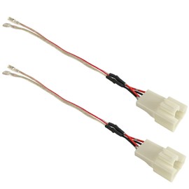 Update Car Dash Tweeter Speaker Wiring Harness Replacement for Select Toyota 2007-2021 Tundra, 2003-2020 4 Runner, 2005-2017 Highlander with JBL Speaker Wire Adapter Connector Plug, 2PCS