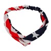 Lux Accessories Large Print Patriotic July 4th Independence Day Head