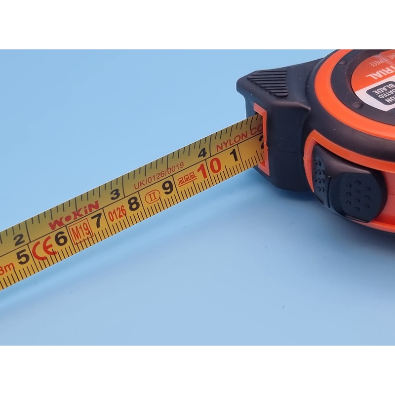 WOKIN 500103 Pocket Tape Measure with ABS Housing with TPR