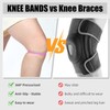 Foilswirl 2 Pcs Silicone Patella Knee Band for Basketball Patella