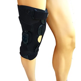 Alpha Medical OA Unloading Knee Brace with Valgus/Varus Adjustment and Range of Motion Hinge for Osteoarthritis, Rheumatoid Arthritis, Meniscal Cartilage Derangement. L1851 (XLarge Left)