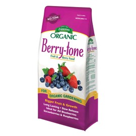 Espoma Organic Berry-Tone 4-3-4 Natural & Organic Fertilizer and Plant Food for All Berries. 4 lb. Bag. Use for Planting & Feeding to Promote Bountiful Harvest