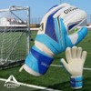 ATTONO Professional Goalkeeper Gloves "Safe Defence" Goalkeeper Gloves with Fingersave
