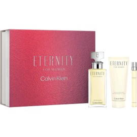 CALVIN KLEIN, Set de Regalo, EDP 100 ml Locin 100 ml Mini Travel Spray, 10ML
