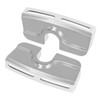 HDBUBALUS Left&Right Chrome Spark Plug Head Bolt Covers Fit for