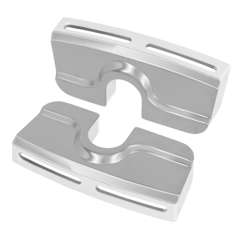 HDBUBALUS Left&Right Chrome Spark Plug Head Bolt Covers Fit for