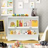 HOMGX Toy Storage Organizer, Open Kids Storage Cubby with 2
