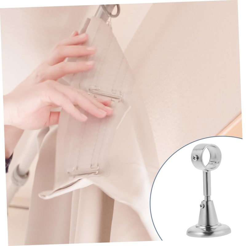 ULDIGI 28mm Diameter Ceiling Bracket Metal Curtain Pole Support for