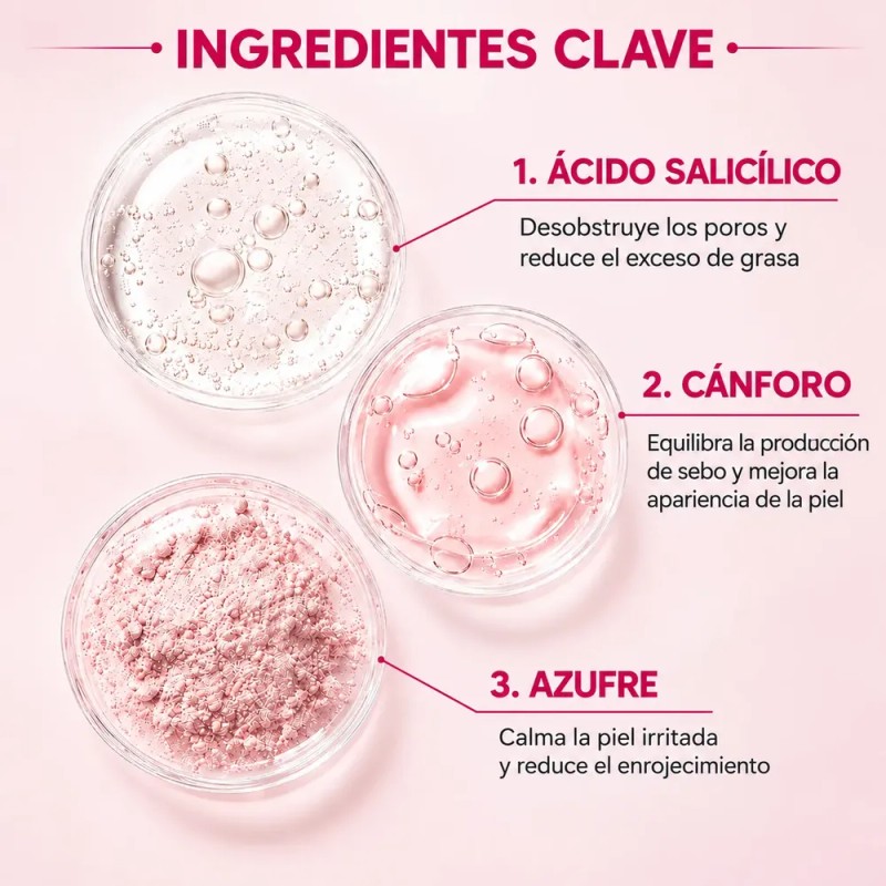 Sérum Bifásico Antiacné Puntos Rojos Y Espinillas Noche Weud