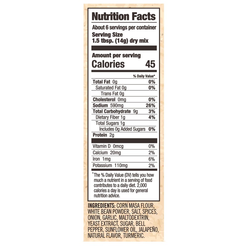 Carroll Shelby's Original Texas Brand White Chicken Chili Kit 3oz