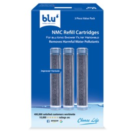 Blu Nmc Refill Cartridge for The Blu Ionic Shower Filter - Handheld - 3 Piece Value Pack