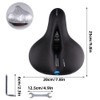 Oupados Comfortable Ergonomic Bicycle Saddle Gel Saddle Men's Women's Wide