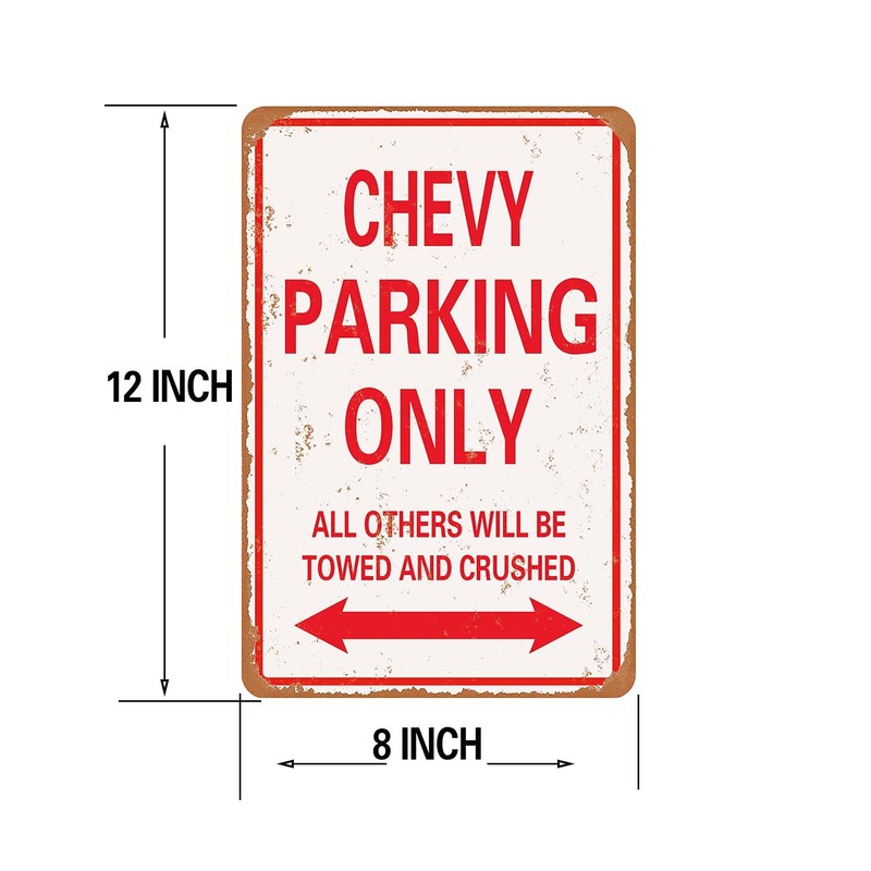 TCHPAX 12X8 - TRANS AM Parking only clásico look funny