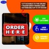 GEEKBEAR Order Here and Pick Up Here Signs (Pink) -