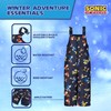 Sonic Kids - Baberos de nieve para niños, estampado resistente