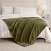 Super Soft 300GSM Green Twin Blanket for Couch, Couch Sofa
