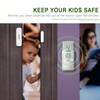 Door Chime,Wireless 600Ft Range 5 Adjustable Volume 1 Magnetic Door