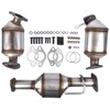 NEWZQ 3Pcs Set Catalytic Converters Replacement for Bulck Enclave Traverse