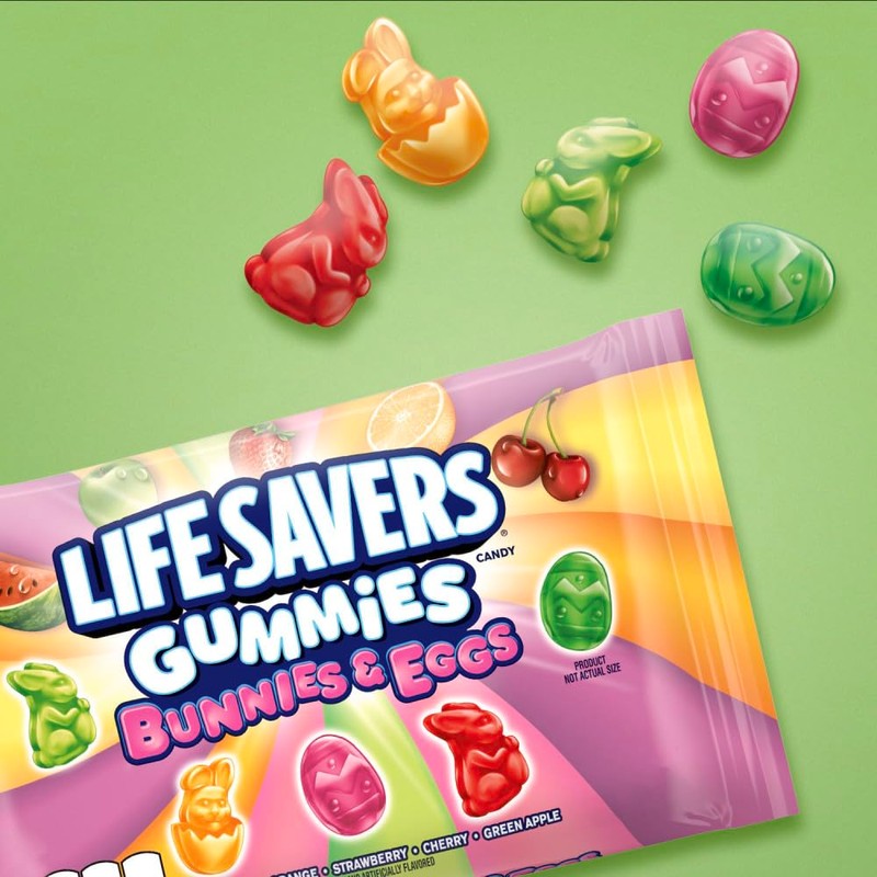 LIFE SAVERS Gummies Bunnies & Eggs Easter Candy Assortment, 9