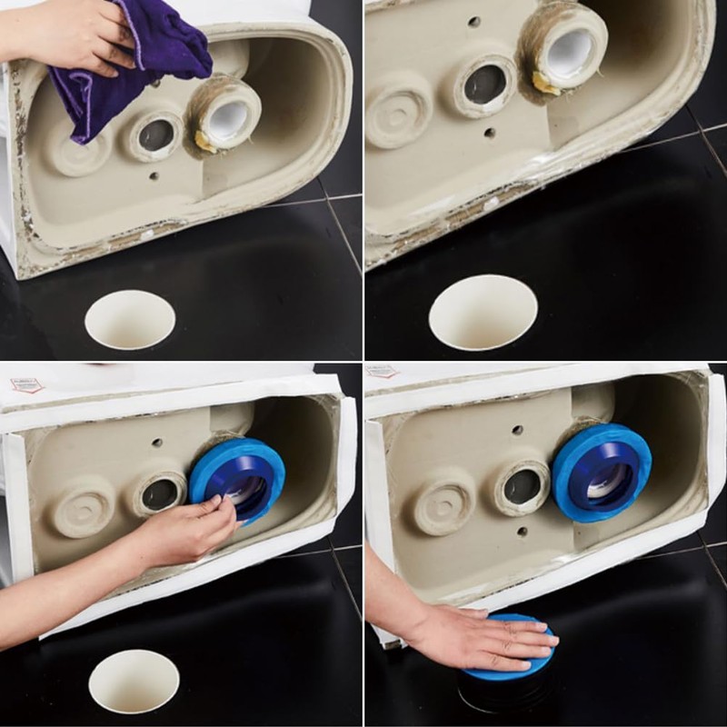 Leopacat Toilet Sealing Ring, Universal Seal Toilet Ring for Thickened