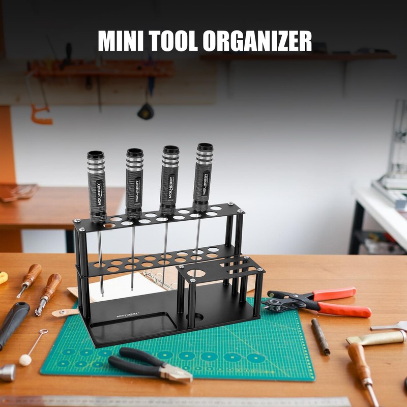MDLHOBBY RC Tool Organizer & Screwdriver Storage Kit with Built-in