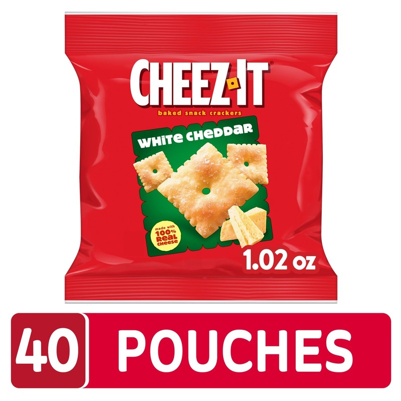 Cheez-It Cheese Crackers, Baked Snack Crackers, Lunch Snacks, White Cheddar