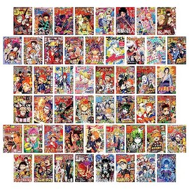 50PCS Posters Wall Collage Kit Aesthetic Pictures,Collage Print Kit,Bedroom Decor for Teen Girls,VSCO Girls Bedroom Decor,Room Decor Aesthetic,50 Set 10x15cm (O-Japanese Anime2)