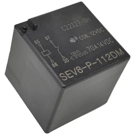 2-Pack SEV8-P-112DM Relay - 70A 12VDC 4-Pin SPST Automotive Relay - Compatible with Tyco VF4-1411 - Heavy-Duty Use for Diesel Trucks & Industrial Machinery