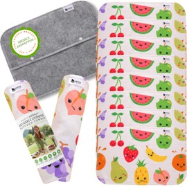 Paperless Paper Towels, 10-Pack Organic Cotton Reusable Paper Towels Washable Roll, Washable Cloth Paper Towels, Fabric Paperless Towels for Kitchen, Reusable Paper Towel Replacement Cloth Alternative