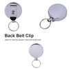 Retractable Key Ring Belt Chain, 60cm 23.6in Pull Key Ring