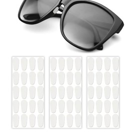 30 Paar Selbstklebende Nasenpads für Brillen, Anti-Rutsch Silikonpads, geeignet für Vollrahmenbrillen und Sonnenbrillen (1 mm Transparent)