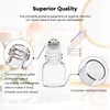 96 Pack Essential Oil Roller Bottles 1ml Clear Glass Roller