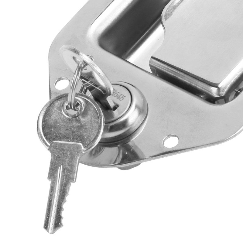 Car Door Lock T Shape Stainless Steel with 2 Keys