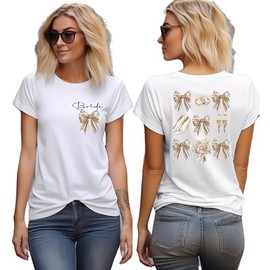 Bride to Be T-Shirt, Future Mrs. Shirt, Wedding Tshirt, Bridal Party T-Shirt, Engagement Party Tee, Bachelorette Party Gift (US, Alpha, Large, Regular, Regular, White)