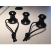 HammerTech Marine Snagless Push Pole Holder Set - 1.5" Black