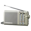 Panasonic RF-U156-S Radio FM/AM/Wide FM Compatible, Silver