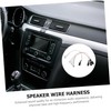 LABRIMP 4pcs Car Speaker Wire Harness Connector Adapter for Vehicle