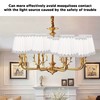 6Pcs Cloth Lampshade Modern Simple Candle Chandelier Light Shade Table