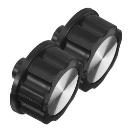 jojofuny Oven Control Knob, 2Pcs Air Fryer Timer Knob Stove Knob Timer Switch Knob Kitchen Appliance for Healthy Cooking BBQ Grill Knob