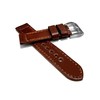 NICKSTON Dark Brown Brushed Genuine Leather Band Compatible with Garmin